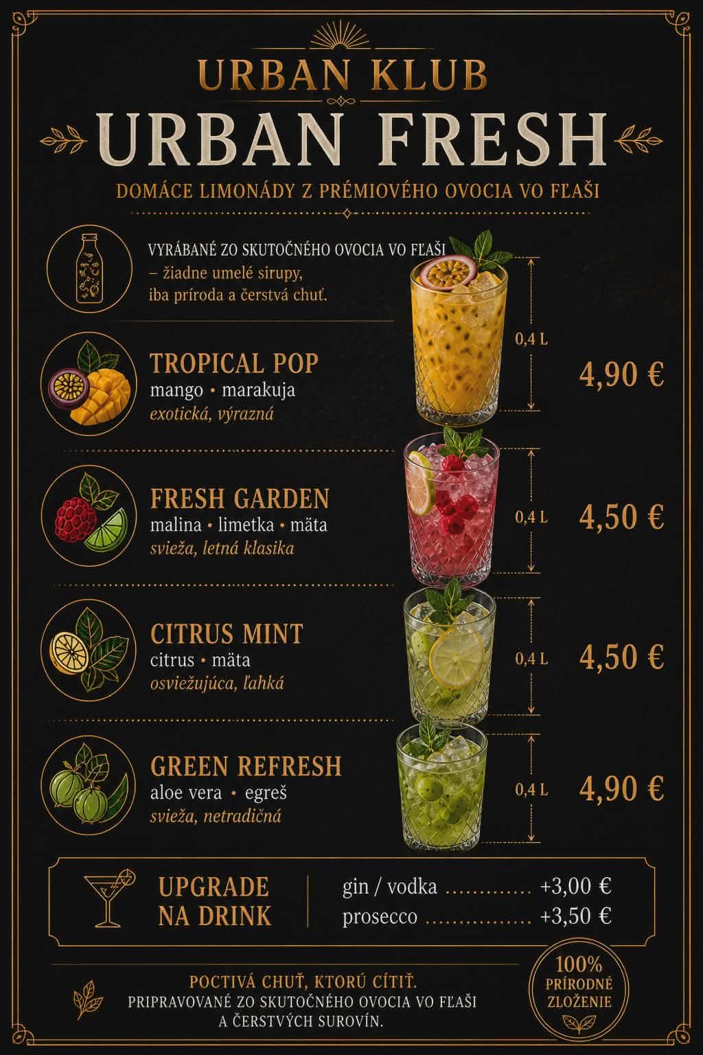 Urban Fresh - Domáce limonády